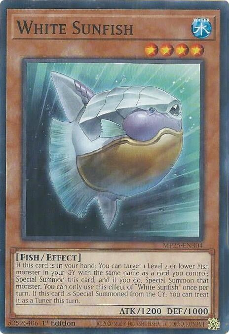Image for White Sunfish (MP25-EN304) (2025 Mega-Pack) - YuGiOh