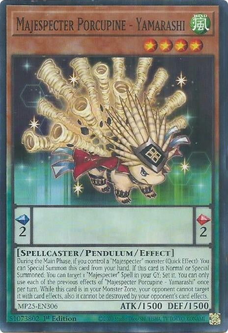 Image for Majespecter Porcupine - Yamarashi (MP25-EN306) (2025 Mega-Pack) - YuGiOh