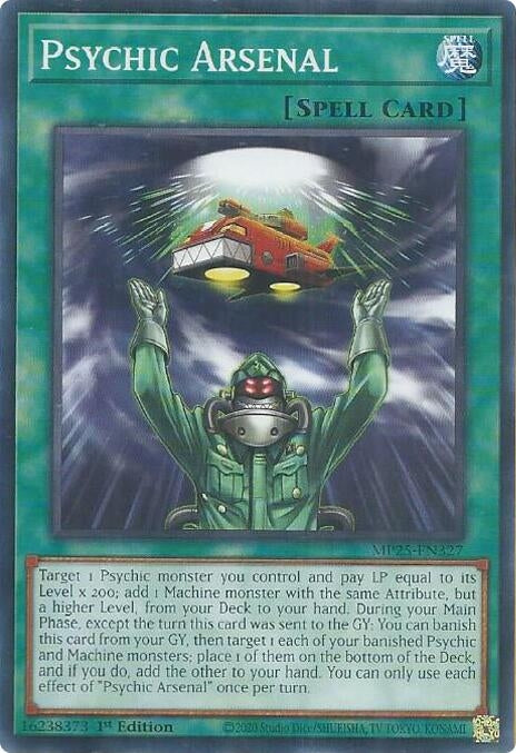 Image for Psychic Arsenal (MP25-EN327) (2025 Mega-Pack) - YuGiOh