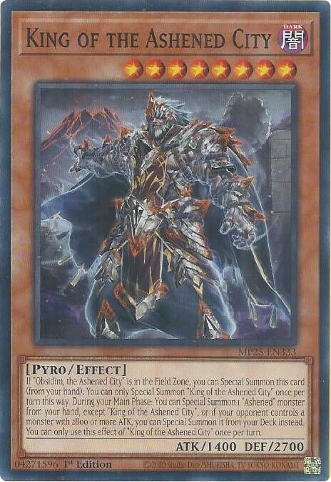 Image for King of the Ashened City (MP25-EN333) (2025 Mega-Pack) - YuGiOh