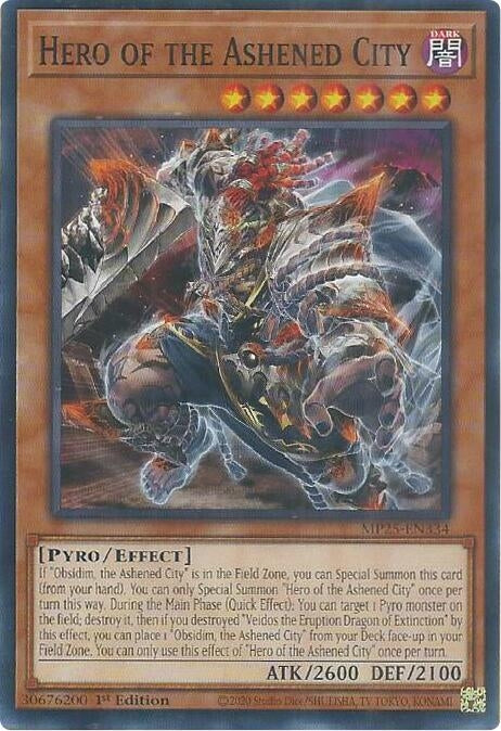 Image for Hero of the Ashened City (MP25-EN334) (2025 Mega-Pack) - YuGiOh
