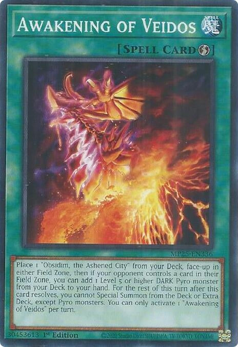 Image for Awakening of Veidos (MP25-EN336) (2025 Mega-Pack) - YuGiOh
