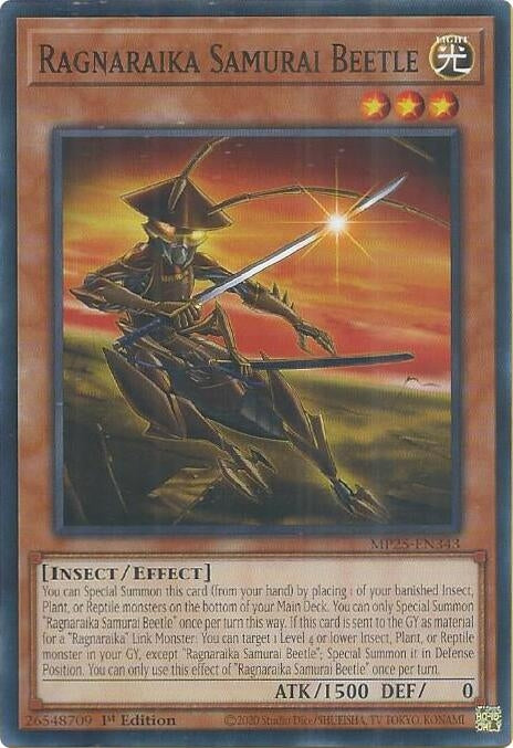 Image for Ragnaraika Samurai Beetle (MP25-EN343) (2025 Mega-Pack) - YuGiOh