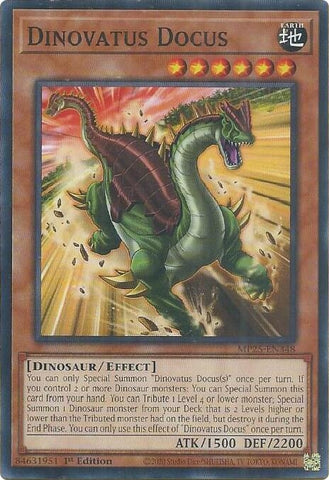 Image for Dinovatus Docus (MP25-EN348) (2025 Mega-Pack) - YuGiOh