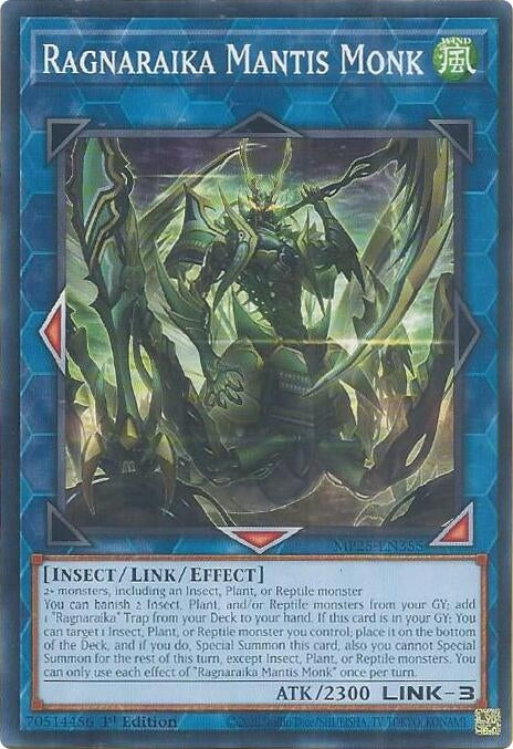 Image for Ragnaraika Mantis Monk (MP25-EN355) (2025 Mega-Pack) - YuGiOh
