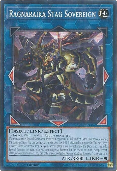 Image for Ragnaraika Stag Sovereign (MP25-EN357) (2025 Mega-Pack) - YuGiOh