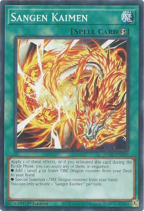 Image for Sangen Kaimen (MP25-EN359) (2025 Mega-Pack) - YuGiOh