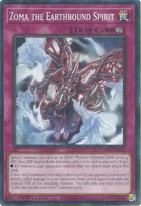 Image for Zoma the Earthbound Spirit (MP25-EN366) (2025 Mega-Pack) - YuGiOh