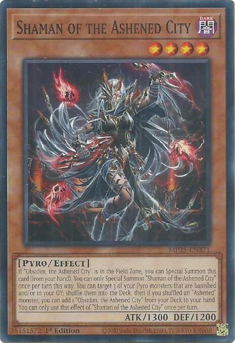 Image for Shaman of the Ashened City (MP25-EN371) (2025 Mega-Pack) - YuGiOh