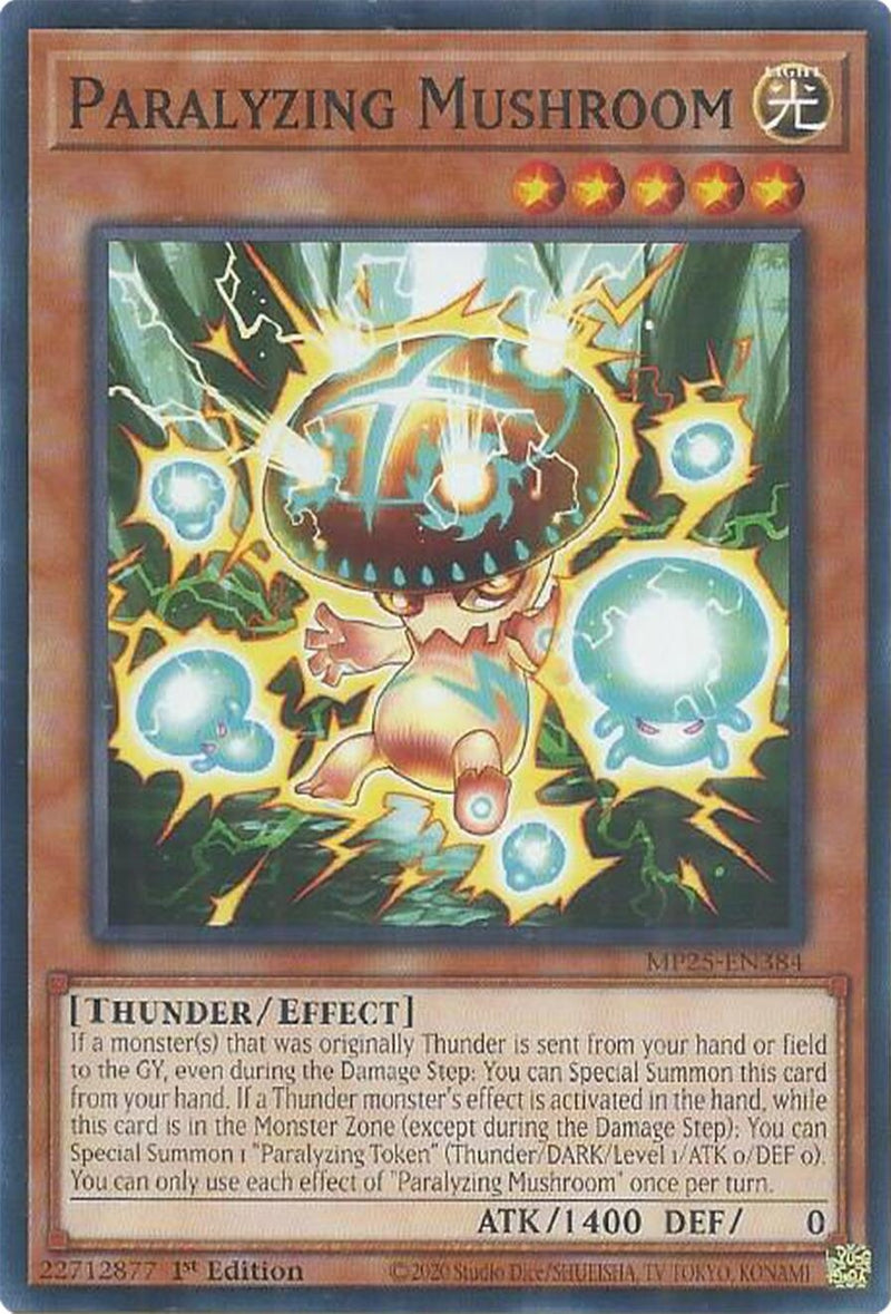 Image for Paralyzing Mushroom (MP25-EN384) (2025 Mega-Pack) - YuGiOh