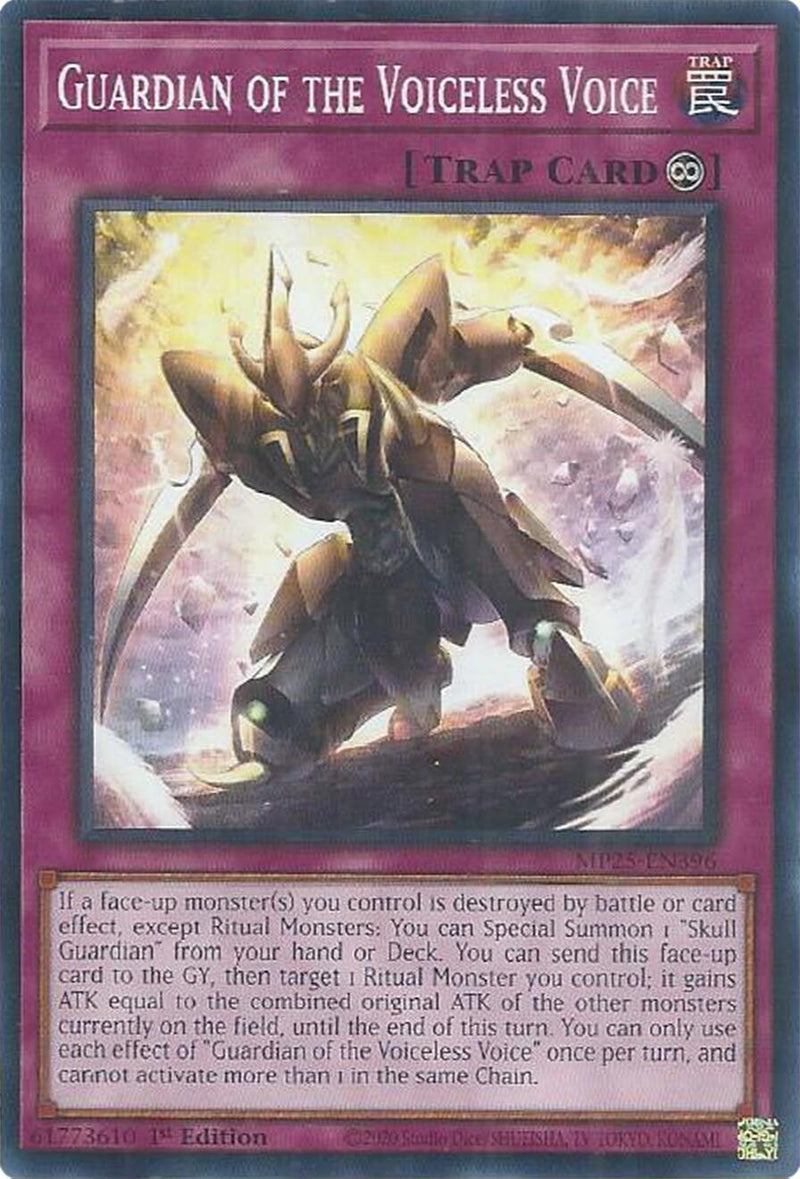 Image for Guardian of the Voiceless Voice (MP25-EN396) (2025 Mega-Pack) - YuGiOh