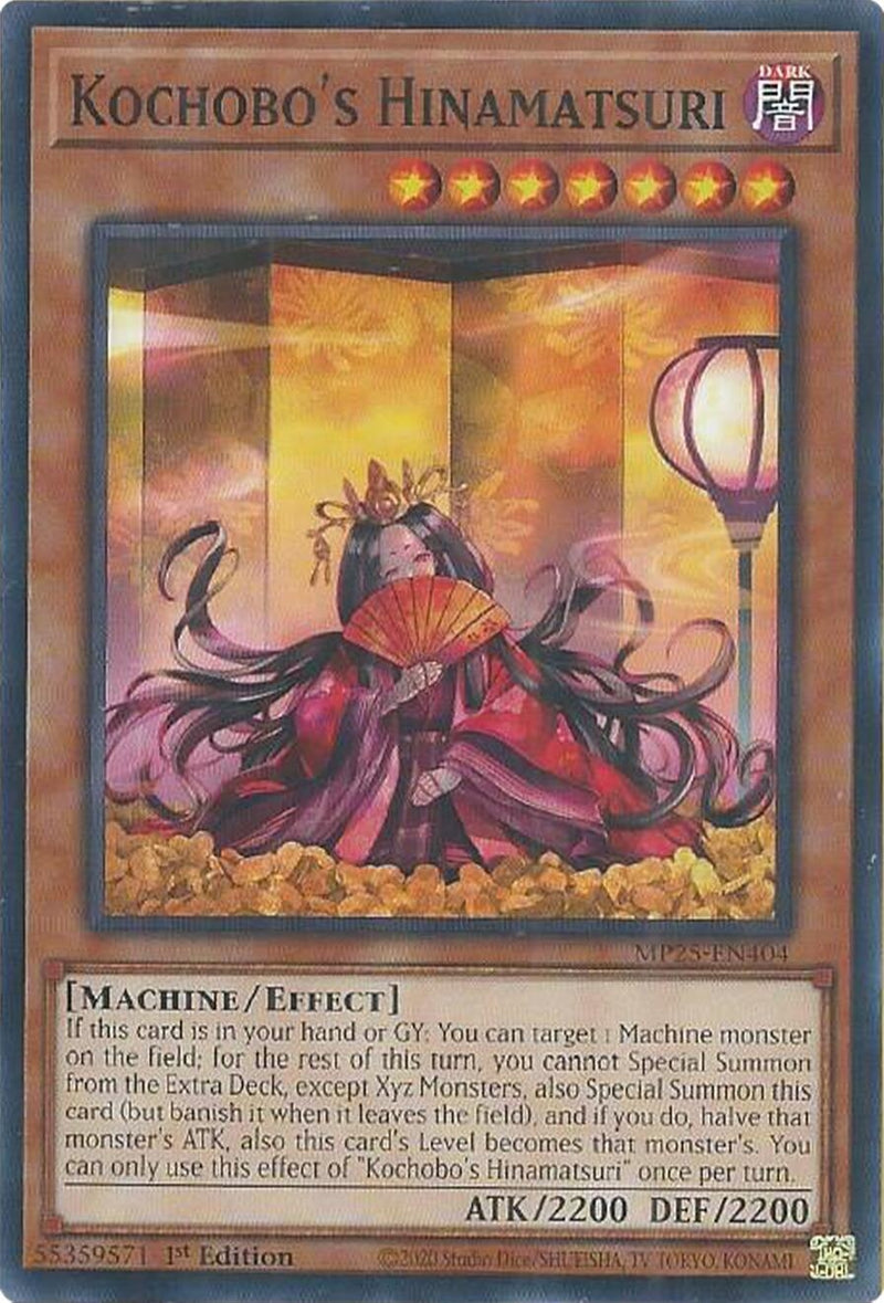 Image for Kochobo's Hinamatsuri (MP25-EN404) (2025 Mega-Pack) - YuGiOh