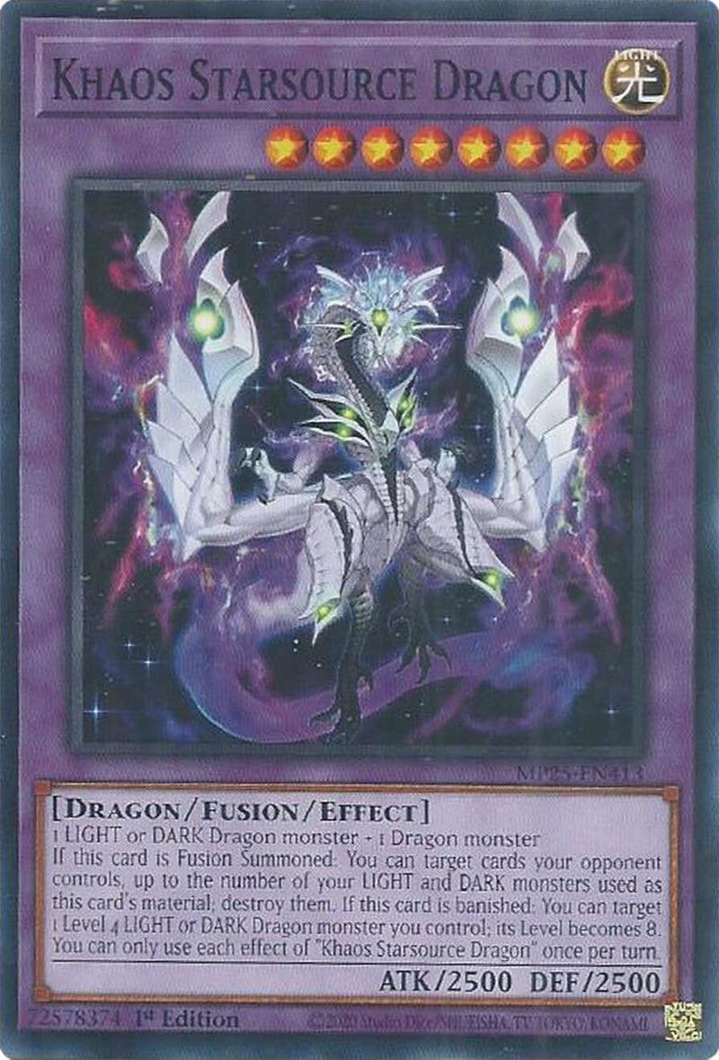 Image for Khaos Starsource Dragon (MP25-EN413) (2025 Mega-Pack) - YuGiOh
