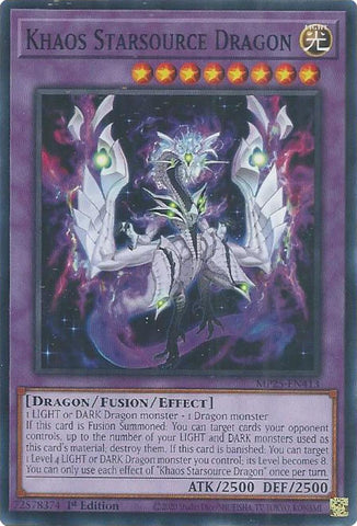 Image for Khaos Starsource Dragon (MP25-EN413) (2025 Mega-Pack) - YuGiOh