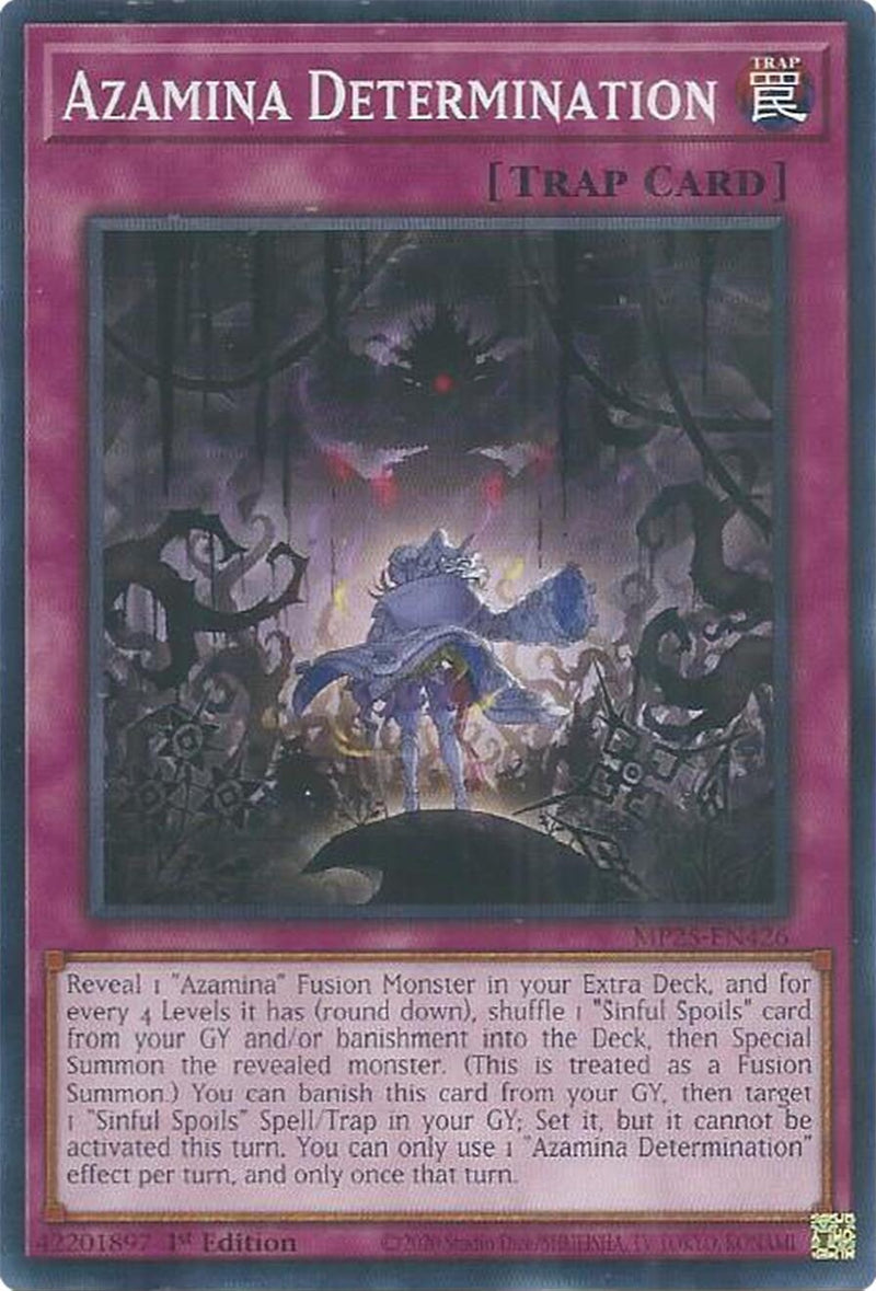 Image for Azamina Determination (MP25-EN426) (2025 Mega-Pack) - YuGiOh