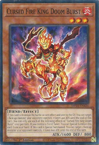 Image for Cursed Fire King Doom Burst (MP25-EN436) (2025 Mega-Pack) - YuGiOh