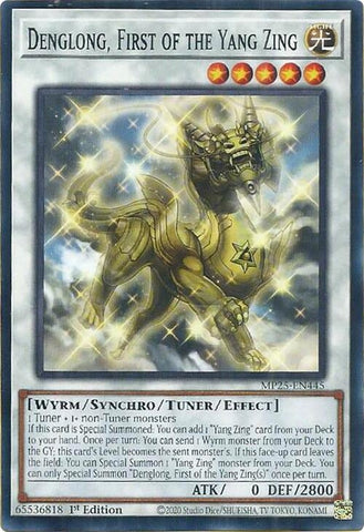 Image for Denglong, First of the Yang Zing (MP25-EN445) (2025 Mega-Pack) - YuGiOh