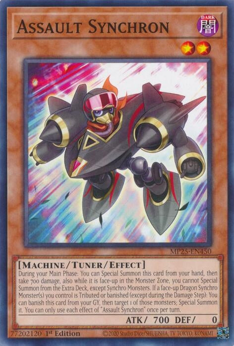 Image for Assault Synchron (MP25-EN450) (2025 Mega-Pack) - YuGiOh