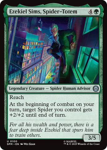 Image for Ezekiel Sims, Spider-Totem (100) (Marvel's Spider-Man) - Magic: The Gathering