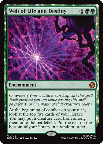 Image for Web of Life and Destiny (122) (Marvel's Spider-Man) - Magic: The Gathering