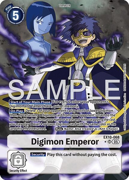 Image for Digimon Emperor (Alternate Art) (EX10-068 SR) - Digimon Card Game
