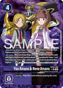 Image for Yuu  Amano & Nene Amano (Alternate Art) (EX10-064 R) - Digimon Card Game