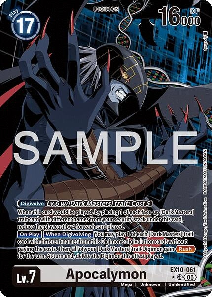 Image for Apocalymon (Alternate Art) (EX10-061 SR) - Digimon Card Game