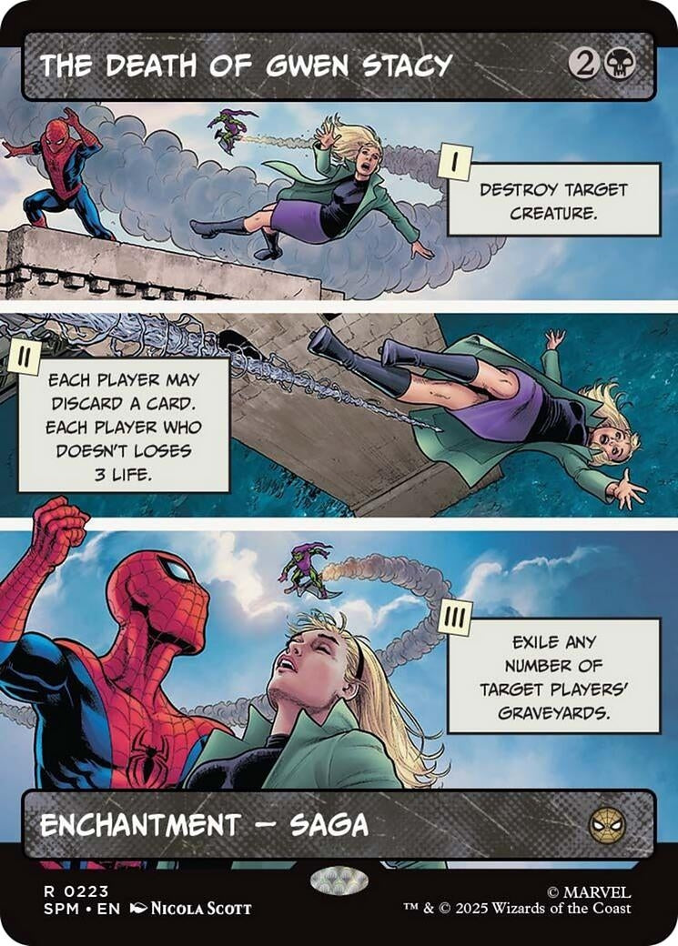Image for The Death of Gwen Stacy (Borderless) (223) (Marvel's Spider-Man) - Magic: The Gathering