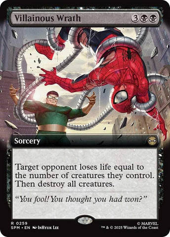 Image for Villainous Wrath (Extended Art) (259) (Marvel's Spider-Man) - Magic: The Gathering