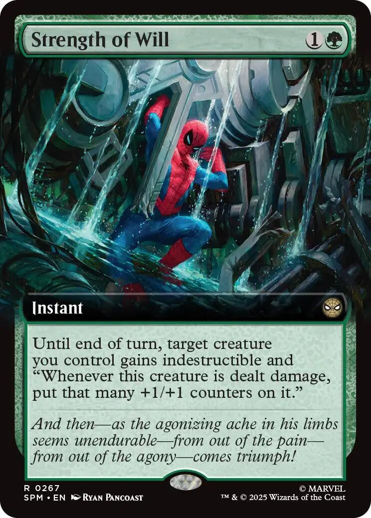 Image for Strength of Will (Extended Art) (267) (Marvel's Spider-Man) - Magic: The Gathering