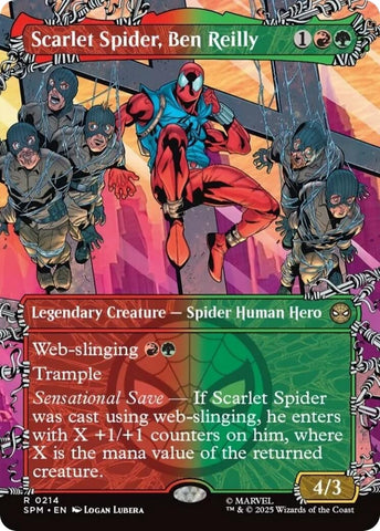 Image for Scarlet Spider, Ben Reilly (Borderless) (214) (Marvel's Spider-Man) - Magic: The Gathering