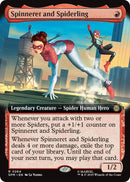Image for Spinneret and Spiderling (Extended Art) (264) (Marvel's Spider-Man) - Magic: The Gathering