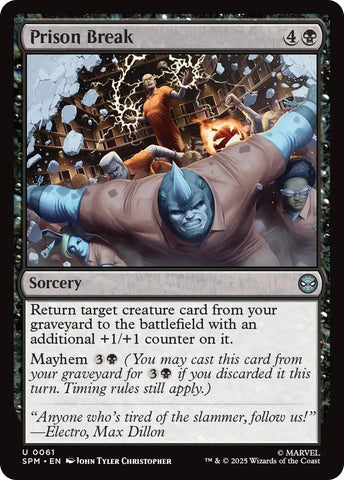 Image for Prison Break (61) (Marvel's Spider-Man) - Magic: The Gathering