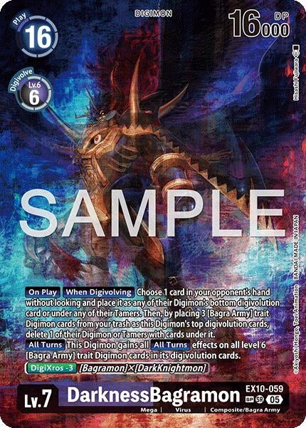 Image for DarknessBagramon (SP) (EX10-059 SR) - Digimon Card Game