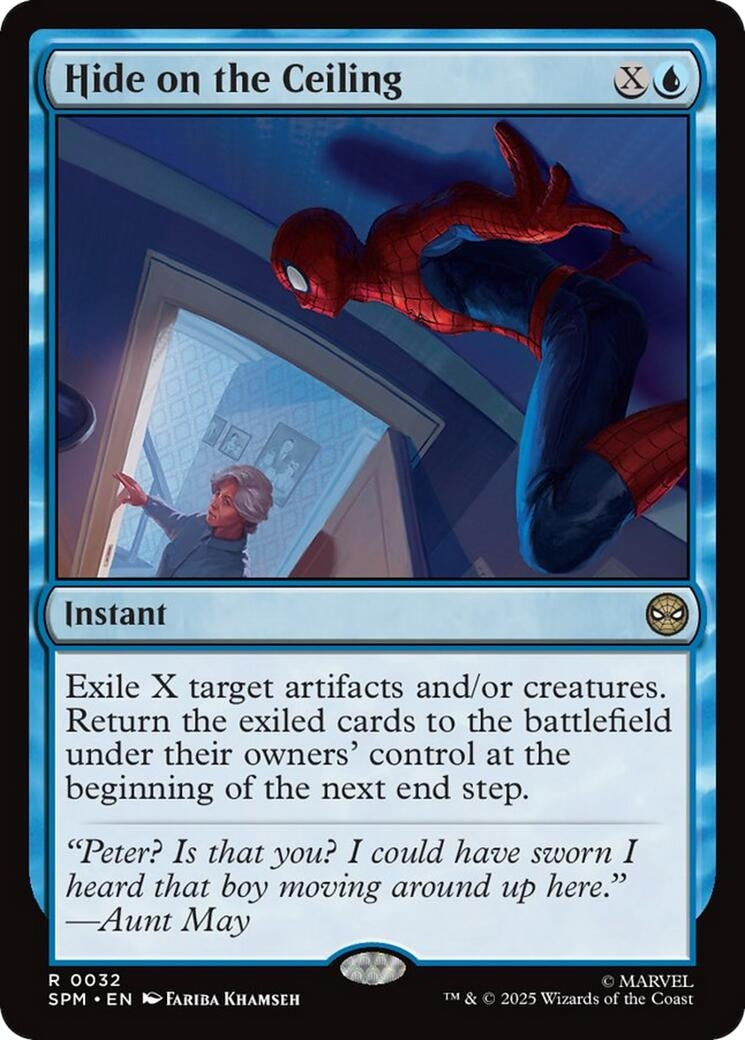 Image for Hide on the Ceiling (32) (Marvel's Spider-Man) - Magic: The Gathering