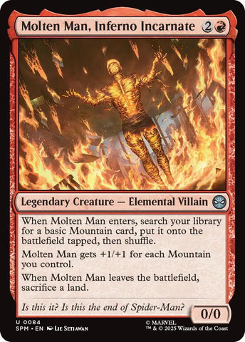 Image for Molten Man, Inferno Incarnate (84) (Marvel's Spider-Man) - Magic: The Gathering