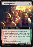 Image for Cheering Crowd (Extended Art) (270) (Marvel's Spider-Man) - Magic: The Gathering