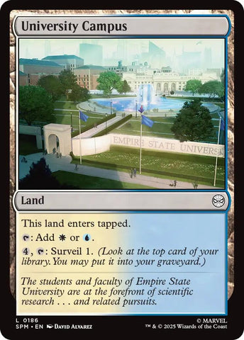 Image for University Campus (186) (Marvel's Spider-Man) - Magic: The Gathering