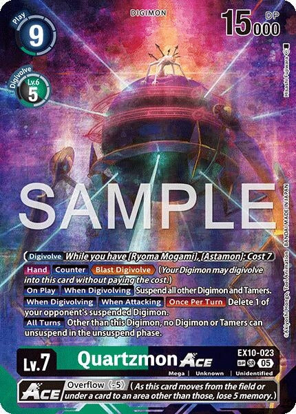 Image for Quartzmon ACE (SP) (EX10-023 SR) - Digimon Card Game