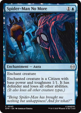 Image for Spider-Man No More (45) (Marvel's Spider-Man) - Magic: The Gathering