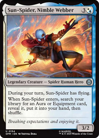 Image for Sun-Spider, Nimble Webber (154) (Marvel's Spider-Man) - Magic: The Gathering