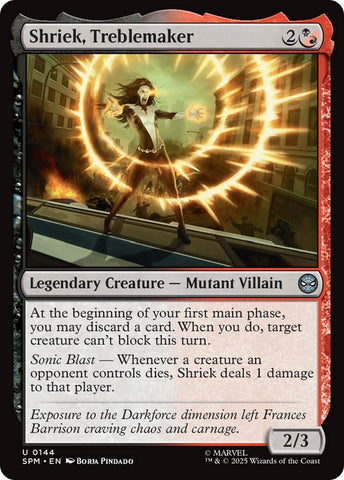 Image for Shriek, Treblemaker (144) (Marvel's Spider-Man) - Magic: The Gathering