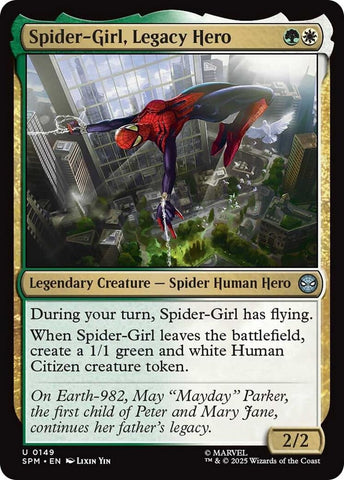 Image for Spider-Girl, Legacy Hero (149) (Marvel's Spider-Man) - Magic: The Gathering
