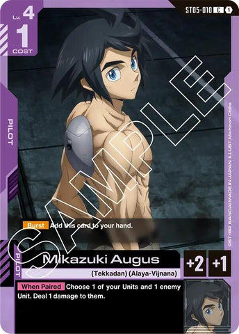 Image for Mikazuki Augus (ST05-010) (Starter Deck 05: Iron Bloom) - Gundam Card Game
