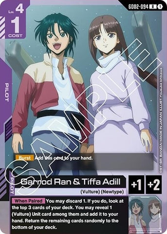 Image for Garrod Ran & Tiffa Adill (GD02-094) (Dual Impact) - Gundam Card Game