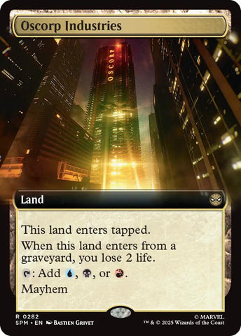 Image for Oscorp Industries (Extended Art) (282) (Marvel's Spider-Man) - Magic: The Gathering