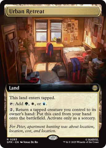 Image for Urban Retreat (Extended Art) (283) (Marvel's Spider-Man) - Magic: The Gathering