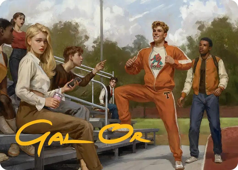 Flash Thompson, Spider-Fan Art Card (Gold-Stamped Signature) (1) (Art Series: Marvel's Spider-Man)