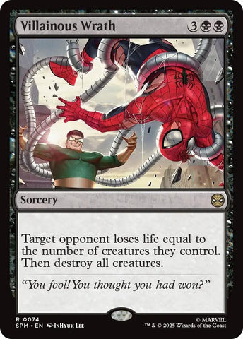 Image for Villainous Wrath (74) (Marvel's Spider-Man) - Magic: The Gathering