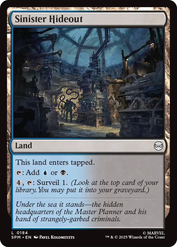 Image for Sinister Hideout (184) (Marvel's Spider-Man) - Magic: The Gathering